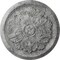 Ekena Millwork Washington Ceiling Medallion (Canopies up to 2 7/8"), 17 1/8"OD x 1 1/2"P, Ultra Pure White Crackle CM17WAUWC - alternate 1